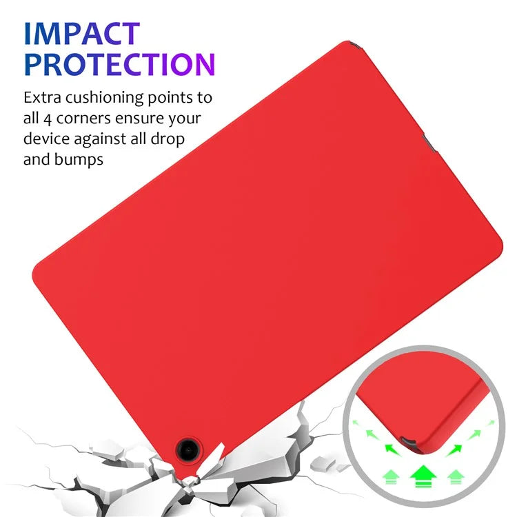 For Samsung Galaxy Tab A9+ Tablet Case Liquid Silicone Protective Cover