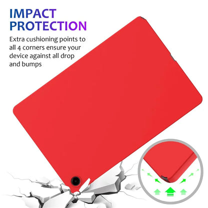 For Samsung Galaxy Tab A9+ Tablet Case Liquid Silicone Protective Cover