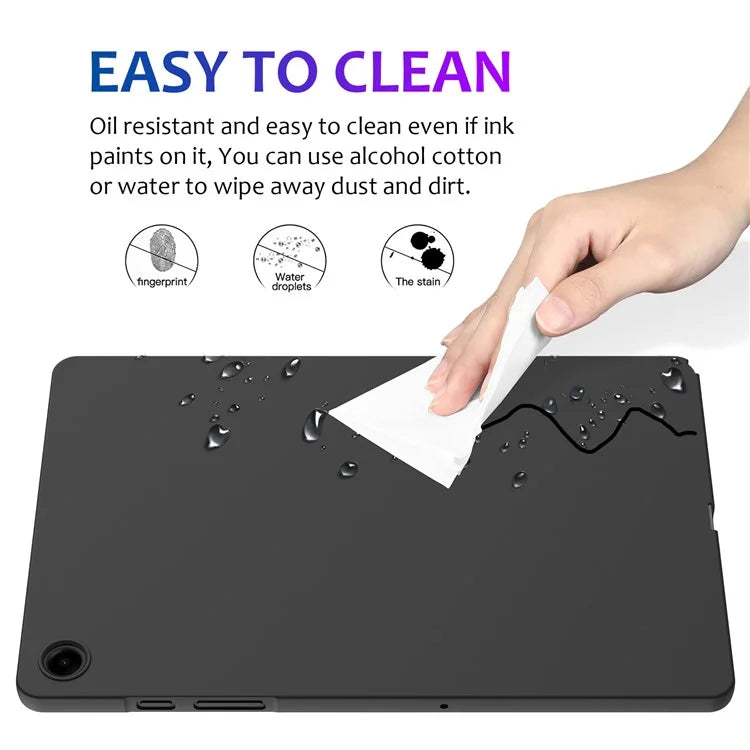 For Samsung Galaxy Tab A9+ Tablet Case Liquid Silicone Protective Cover