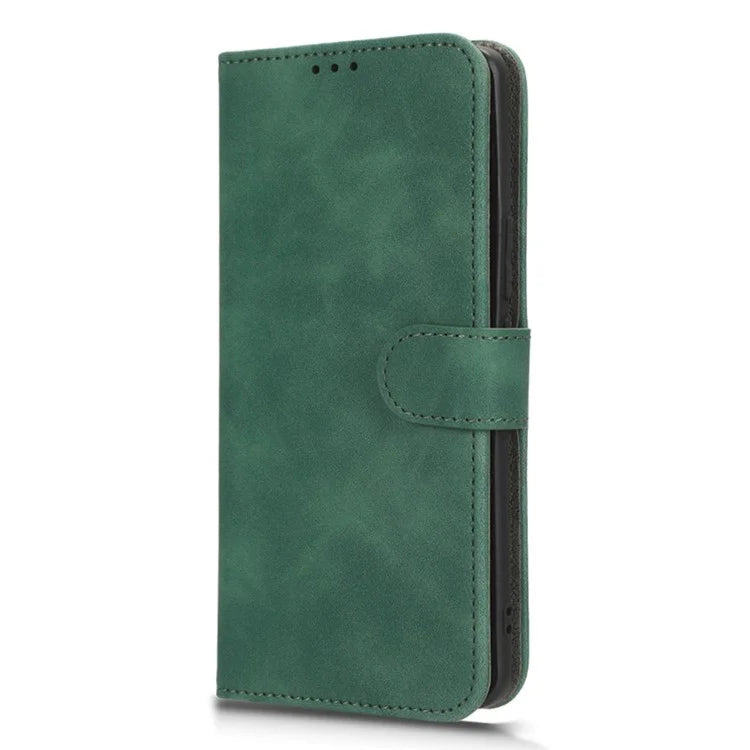 For Honor 90 Skin-Feel Flip Leather Case with Lanyard