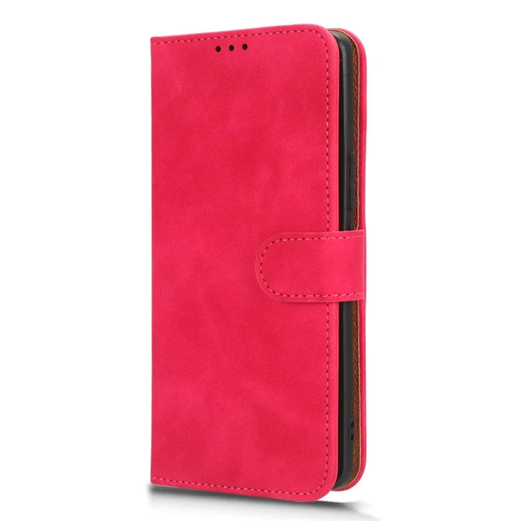 For Honor 90 Skin-Feel Flip Leather Case with Lanyard