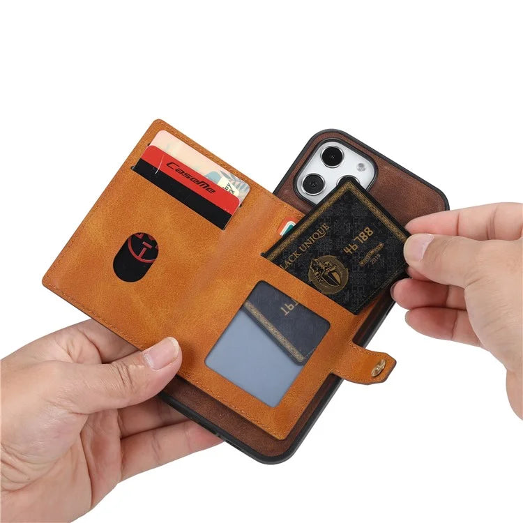 Cell Phone Case for Samsung Galaxy S24+ , Calf Texture Card Holder PU Leather+TPU Cover