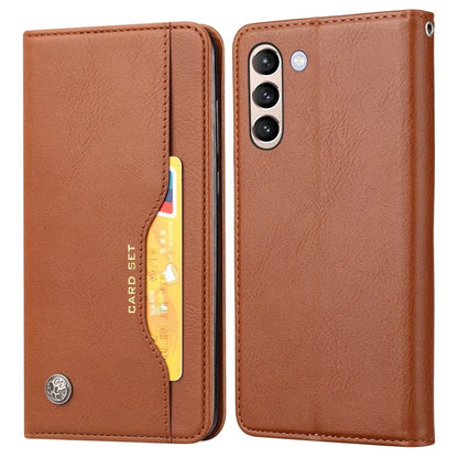For Samsung Galaxy S24 Cell Phone Case Magnetic Closing PU Leather Wallet Cover