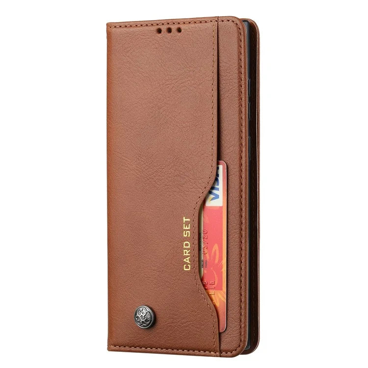 For Samsung Galaxy S24 Ultra Cell Phone Case Magnetic Closing PU Leather Stand Cover