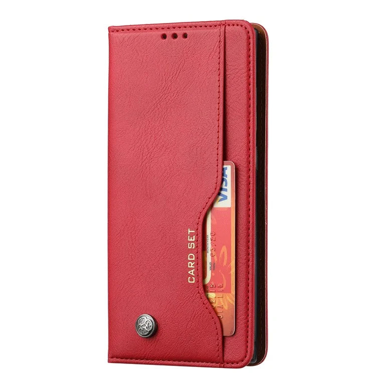 For Samsung Galaxy S24 Ultra Cell Phone Case Magnetic Closing PU Leather Stand Cover