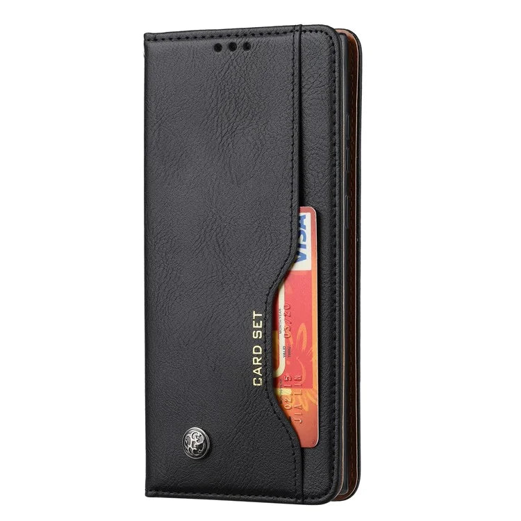 For Samsung Galaxy S24 Ultra Cell Phone Case Magnetic Closing PU Leather Stand Cover