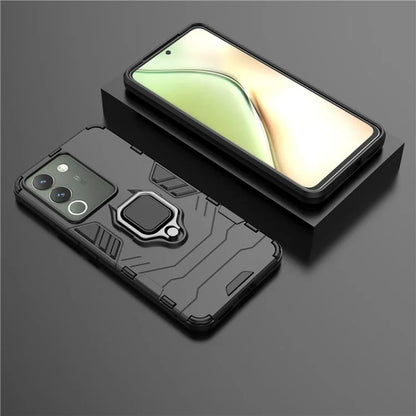 Case for vivo V29e (Global) 5G with Ring Holder Kickstand PC+TPU Phone Cover