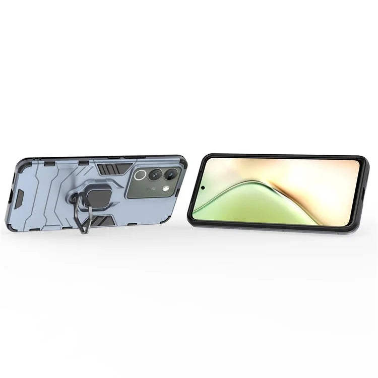 Case for vivo V29e (Global) 5G with Ring Holder Kickstand PC+TPU Phone Cover