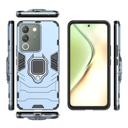 Case for vivo V29e (Global) 5G with Ring Holder Kickstand PC+TPU Phone Cover