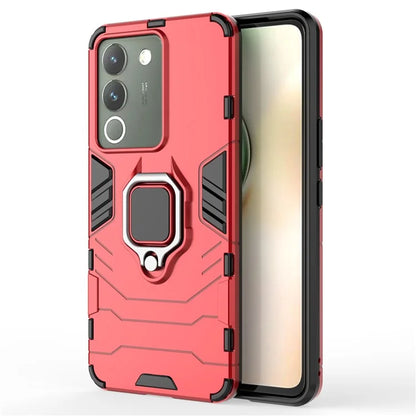 Case for vivo V29e (Global) 5G with Ring Holder Kickstand PC+TPU Phone Cover