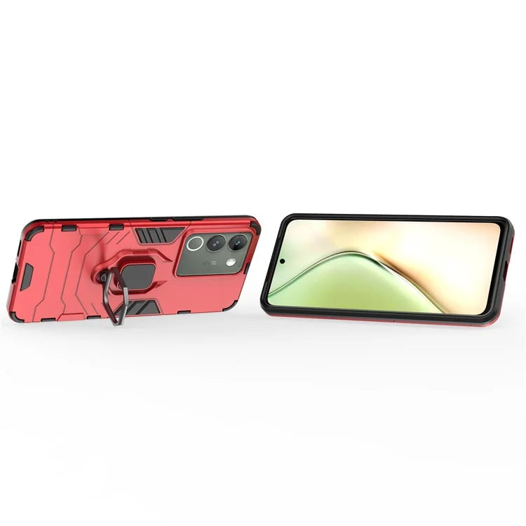 Case for vivo V29e (Global) 5G with Ring Holder Kickstand PC+TPU Phone Cover