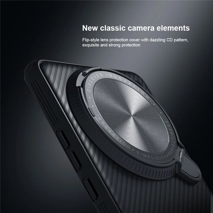NILLKIN CamShield Prop Magnetic Series for vivo X100 Pro 5G Kickstand Phone Case with Slide Lens Cover