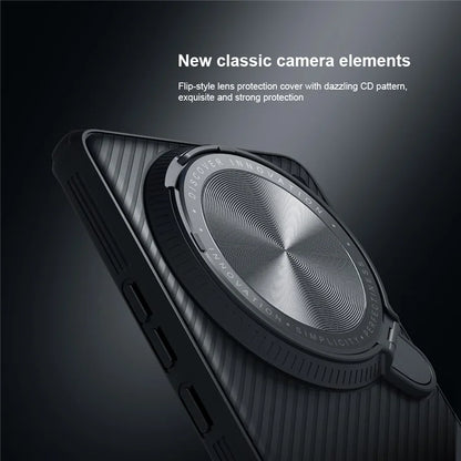 NILLKIN CamShield Prop Magnetic Series for vivo X100 Pro 5G Kickstand Phone Case with Slide Lens Cover