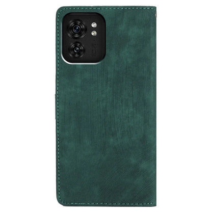 For Motorola Edge 40 5G Case Skin-touch PU Leather+TPU Phone Cover with Hand Strap