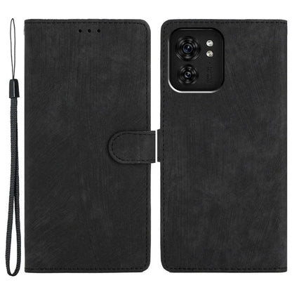 For Motorola Edge 40 5G Case Skin-touch PU Leather+TPU Phone Cover with Hand Strap