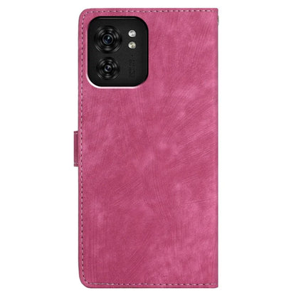 For Motorola Edge 40 5G Case Skin-touch PU Leather+TPU Phone Cover with Hand Strap