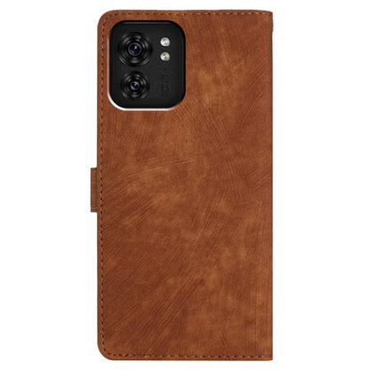 For Motorola Edge 40 5G Case Skin-touch PU Leather+TPU Phone Cover with Hand Strap