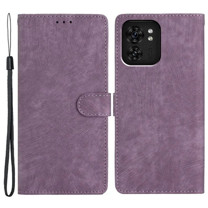 For Motorola Edge 40 5G Case Skin-touch PU Leather+TPU Phone Cover with Hand Strap