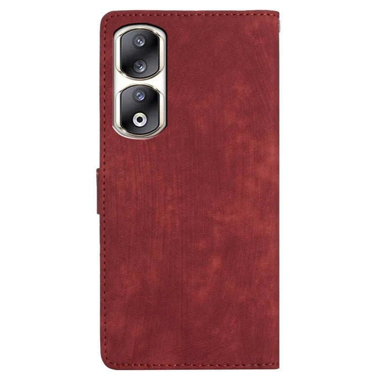 For Honor 90 Pro Case Flip Stand Wallet Phone Cover with Magnetic Closure