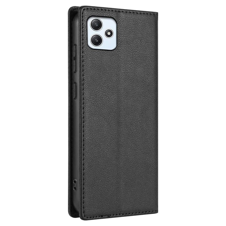 BKS-001 For Xiaomi Redmi 12 4G / 12 5G (Global) / Poco M6 Pro 5G Case Magnetic Leather Flip Cover