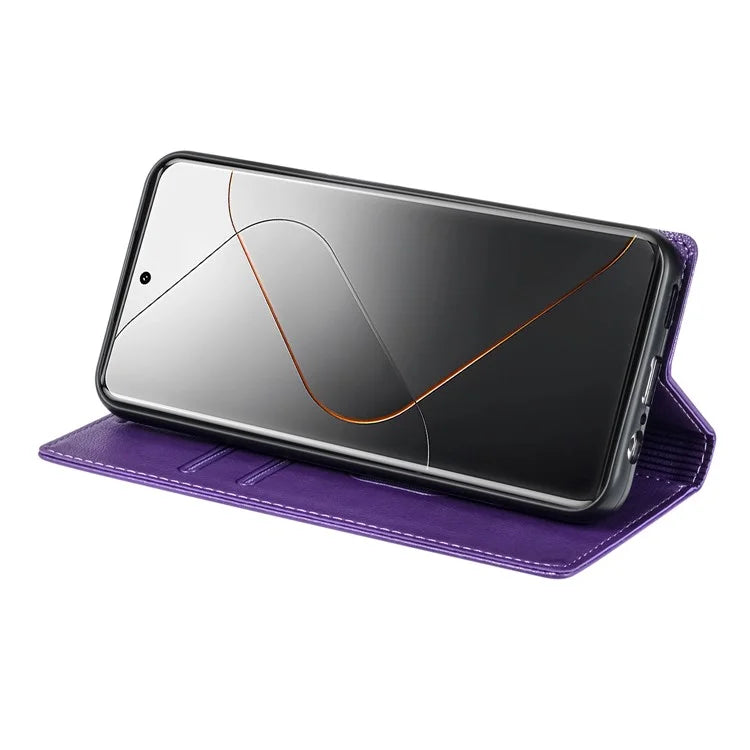 BKS-001 For Xiaomi Redmi 12 4G / 12 5G (Global) / Poco M6 Pro 5G Case Magnetic Leather Flip Cover