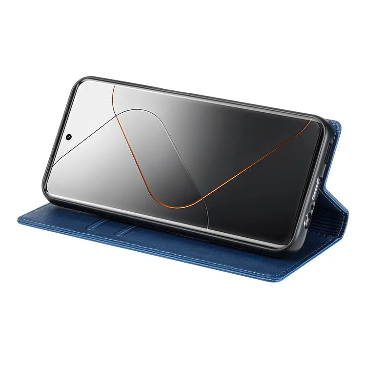 BKS-001 For Xiaomi Redmi 12 4G / 12 5G (Global) / Poco M6 Pro 5G Case Magnetic Leather Flip Cover