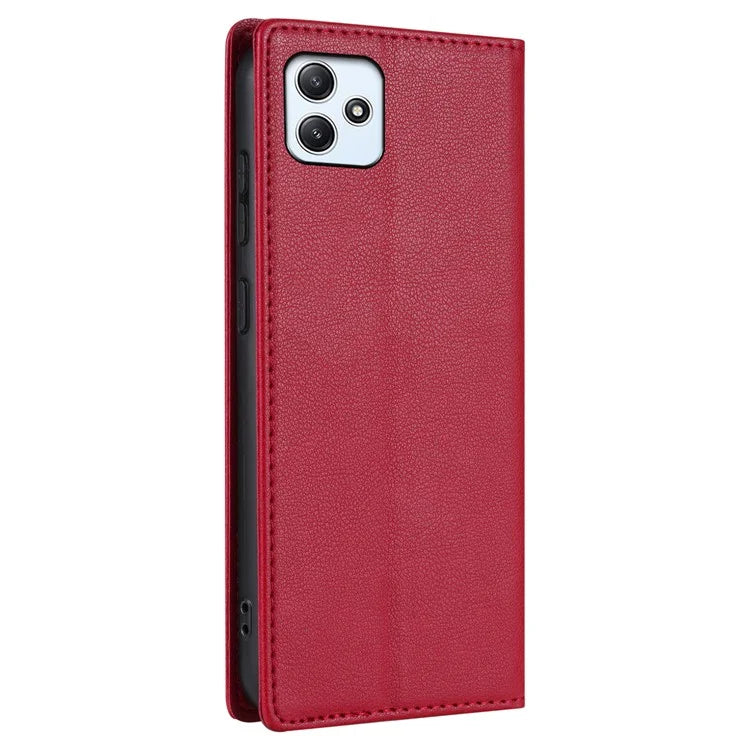 BKS-001 For Xiaomi Redmi 12 4G / 12 5G (Global) / Poco M6 Pro 5G Case Magnetic Leather Flip Cover