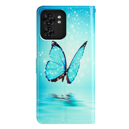 For Motorola Edge 40 5G Artistic Printing Leather Wallet Case