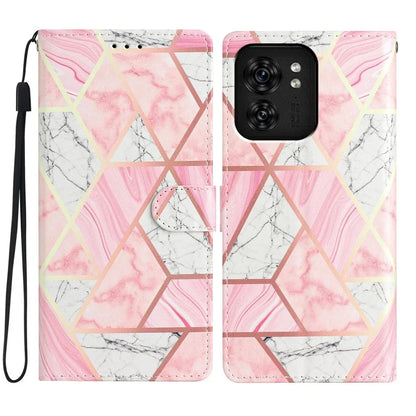 For Motorola Edge 40 5G Artistic Printing Leather Wallet Case