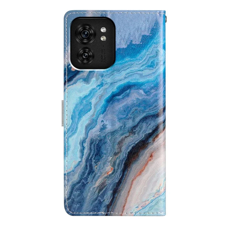 For Motorola Edge 40 5G Artistic Printing Leather Wallet Case