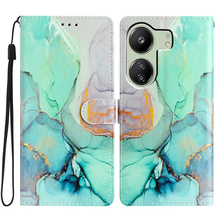 For Xiaomi Redmi 13C 4G / Poco C65 4G Leather Case with Card Pocket