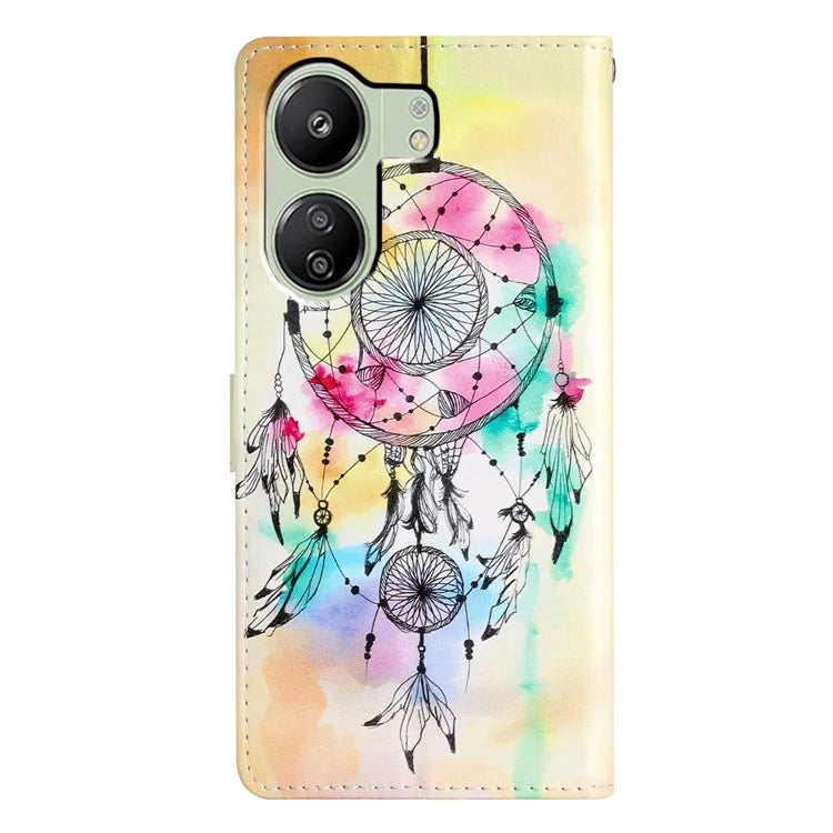 For Xiaomi Redmi 13C 4G / Poco C65 4G Leather Case with Card Pocket
