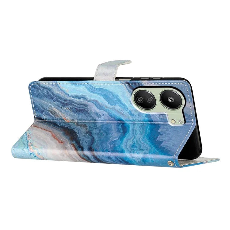 For Xiaomi Redmi 13C 4G / Poco C65 4G Leather Case with Card Pocket