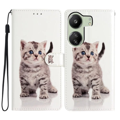 For Xiaomi Redmi 13C 4G / Poco C65 4G Leather Case with Card Pocket
