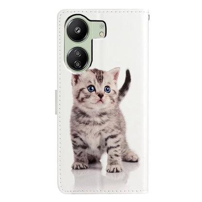 For Xiaomi Redmi 13C 4G / Poco C65 4G Leather Case with Card Pocket