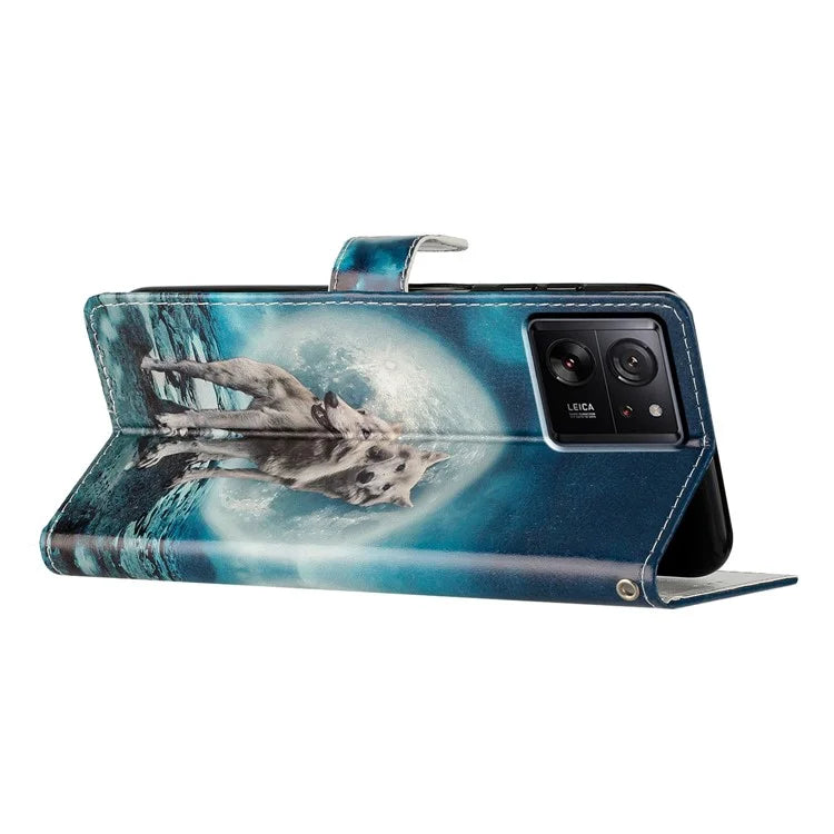 For Xiaomi 13T / 13T Pro / Redmi K60 Ultra Pattern Card Slot Leather Case