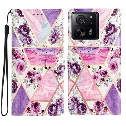 For Xiaomi 13T / 13T Pro / Redmi K60 Ultra Pattern Card Slot Leather Case