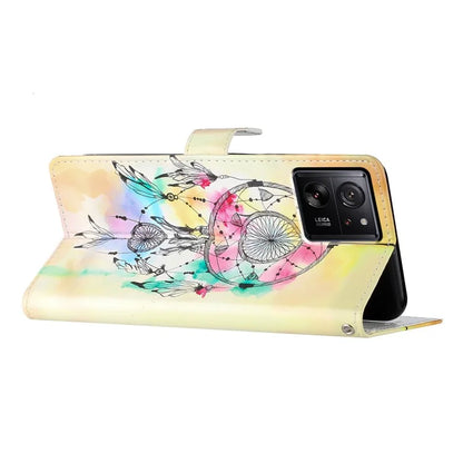 For Xiaomi 13T / 13T Pro / Redmi K60 Ultra Pattern Card Slot Leather Case