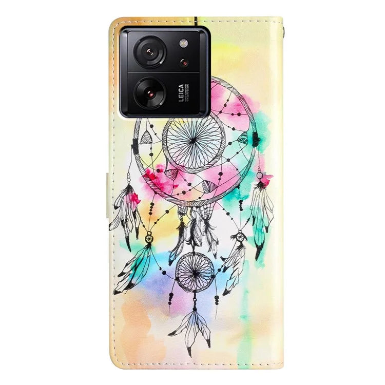 For Xiaomi 13T / 13T Pro / Redmi K60 Ultra Pattern Card Slot Leather Case