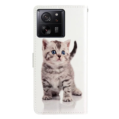 For Xiaomi 13T / 13T Pro / Redmi K60 Ultra Pattern Card Slot Leather Case