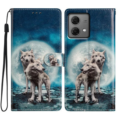 For Motorola Moto G84 5G Leather Case Wallet Cover with Card Slot Holder Stand