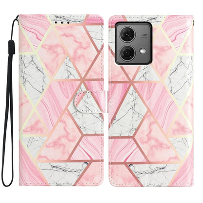 For Motorola Moto G84 5G Leather Case Wallet Cover with Card Slot Holder Stand