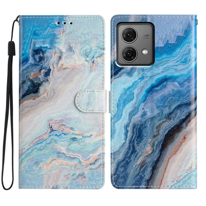 For Motorola Moto G84 5G Leather Case Wallet Cover with Card Slot Holder Stand