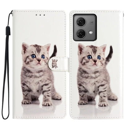 For Motorola Moto G84 5G Leather Case Wallet Cover with Card Slot Holder Stand