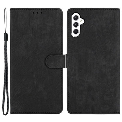 Leather Case for Samsung Galaxy A55 5G Shell Solid Color Stand Wallet Phone Cover