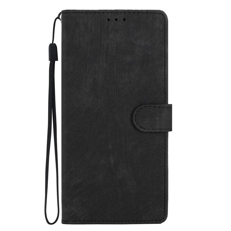 Leather Case for Samsung Galaxy A55 5G Shell Solid Color Stand Wallet Phone Cover