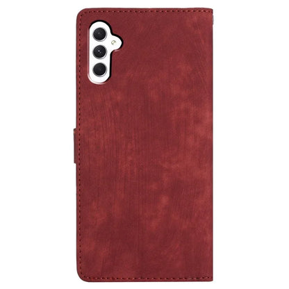 Leather Case for Samsung Galaxy A55 5G Shell Solid Color Stand Wallet Phone Cover