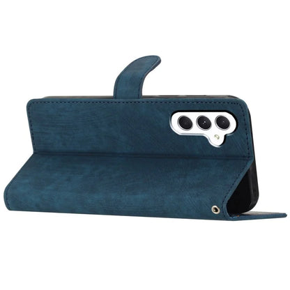 Leather Case for Samsung Galaxy A55 5G Shell Solid Color Stand Wallet Phone Cover