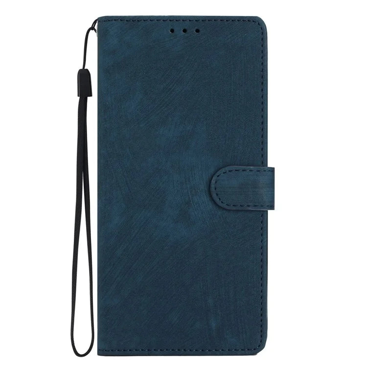 Leather Case for Samsung Galaxy A55 5G Shell Solid Color Stand Wallet Phone Cover
