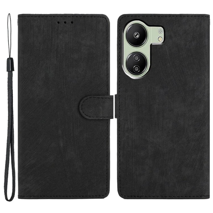 For Xiaomi Redmi 13C 4G / Poco C65 4G Cell Phone Case Skin-touch Leather Flip Stand Cover